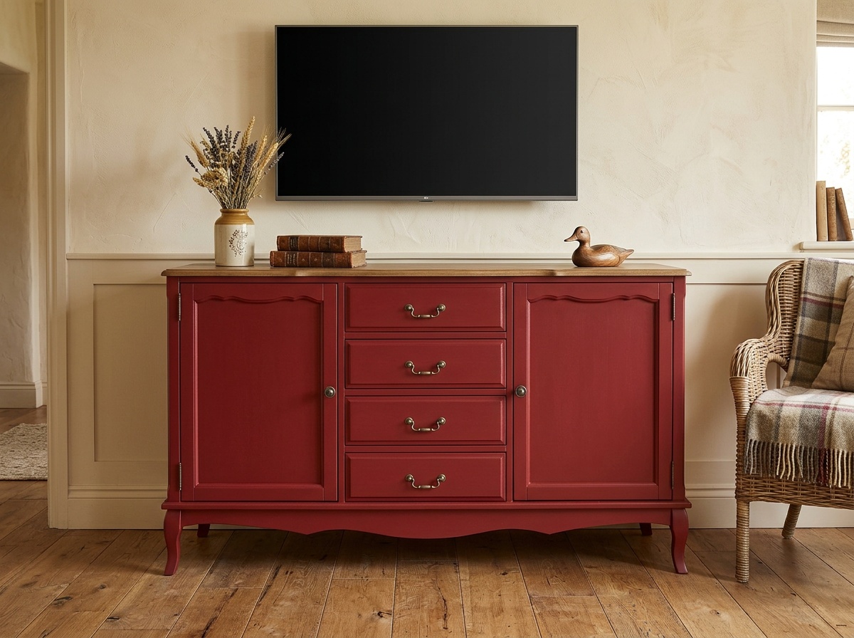 купить Бежевый комод "Леонтина (Leontina)" с дверками и ящиками арт ST9351/3031