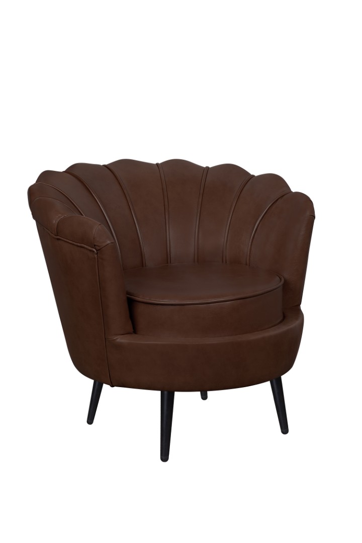 купить Низкое кресло ракушка Pearl Brown V2 на черных ножках в Москве купить Низкое кресло ракушка Pearl Brown V2 на черных ножках