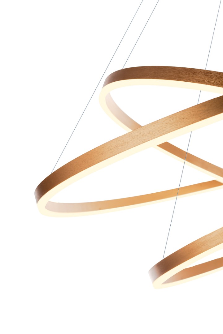 Люстра Orblaze 3 rings 600 gold в интернет-магазине