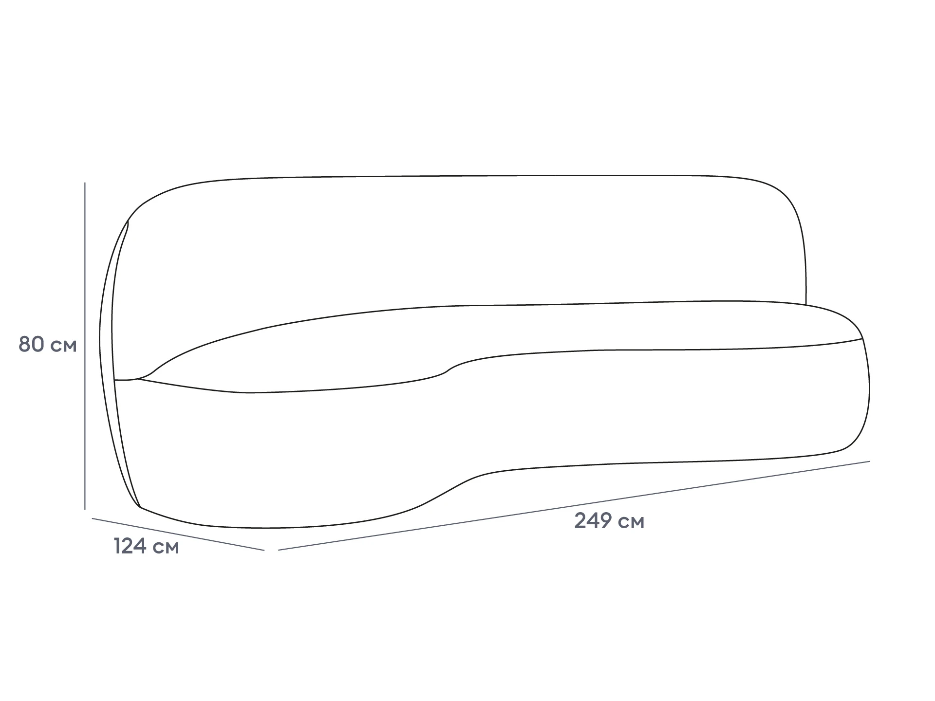 Диван Patti 2400 в интерьере