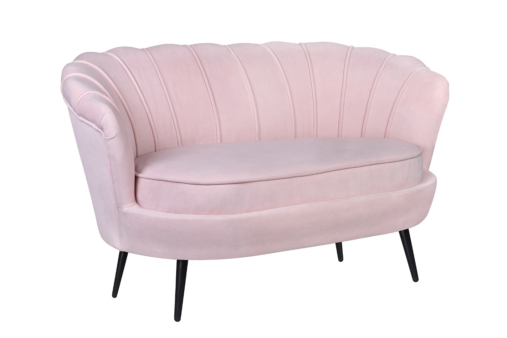 купить Диван ракушка Pearl Double Pink на черных ножках в Москве купить Диван ракушка Pearl Double Pink на черных ножках