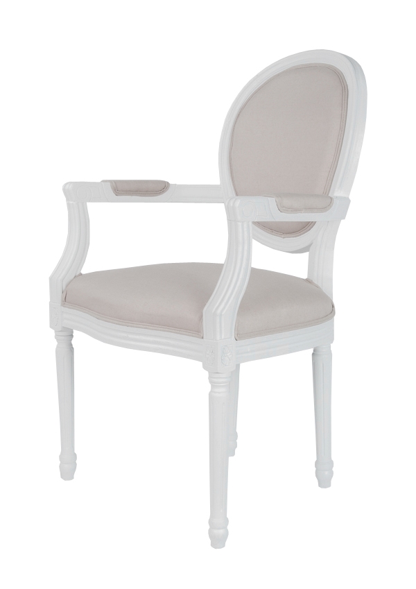 Мягкое полукресло с подлокотниками Diella White в интернет-магазине в Москве Мягкое полукресло с подлокотниками Diella White в интернет-магазине