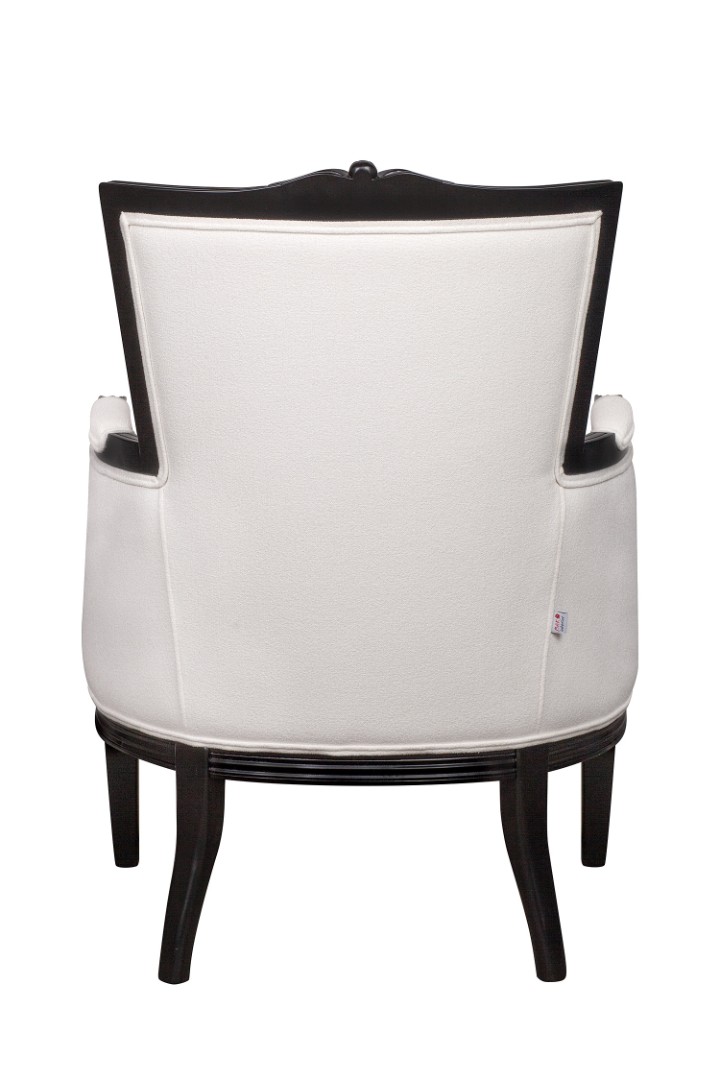 Мягкое полукресло с подлокотниками Tous white в интернет-магазине в Москве Мягкое полукресло с подлокотниками Tous white в интернет-магазине