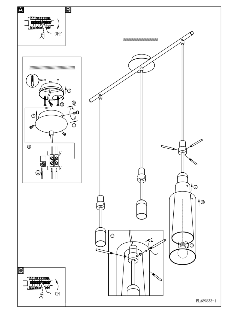 купить 89833 Подвесной потолочный светильник (люстра) PINTO в Москве купить 89833 Подвесной потолочный светильник (люстра) PINTO