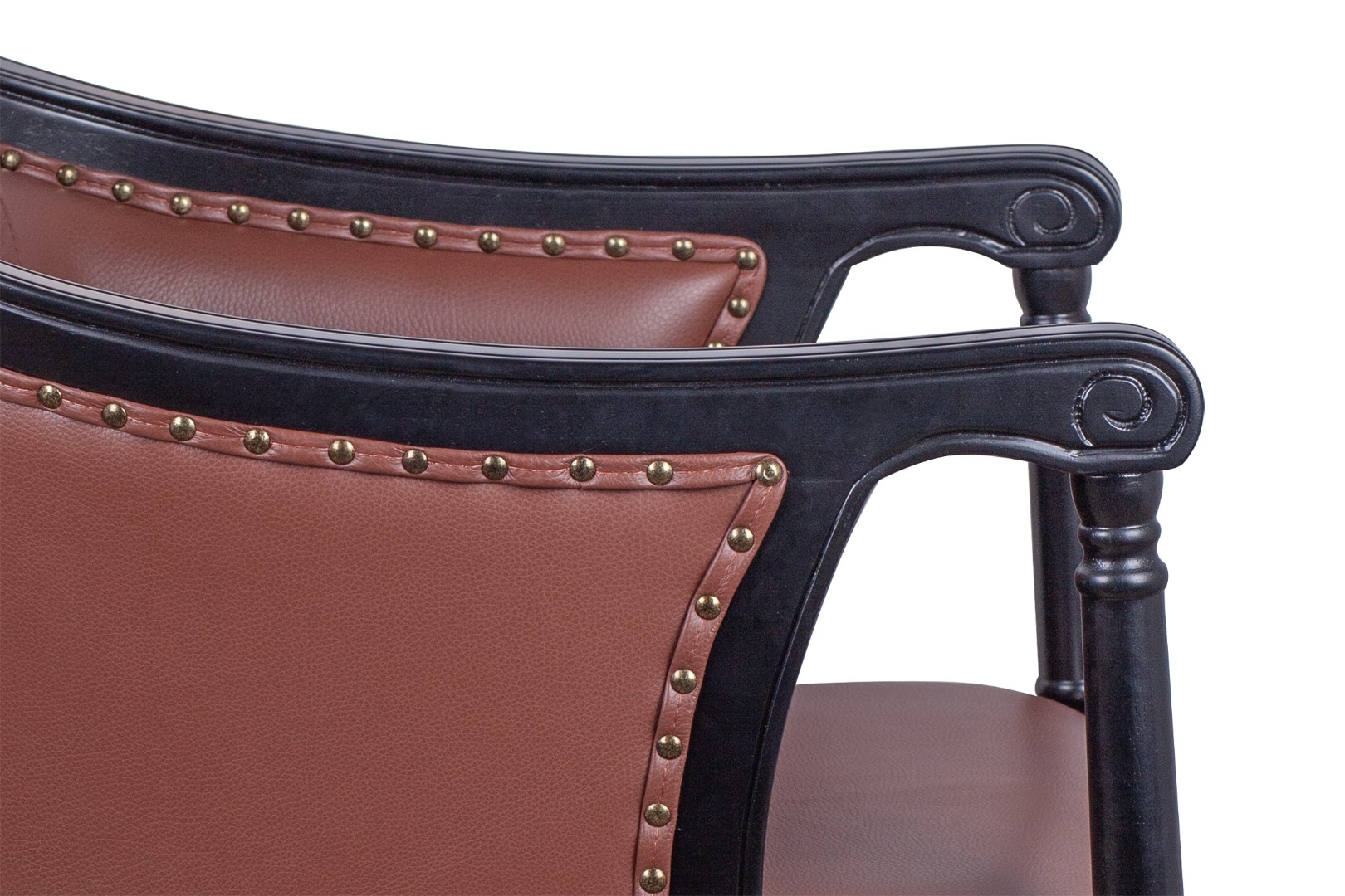 Кресло Valene Brown Leather в интерьере