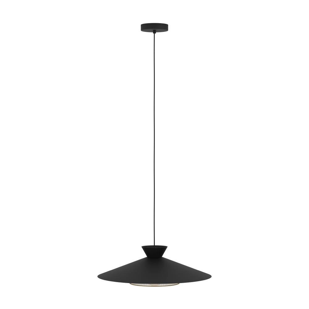 купить 43885 Подвесной светильник (люстра) GRIZEDALE, 1X40W (E27), ?500, сталь, черный, латунь