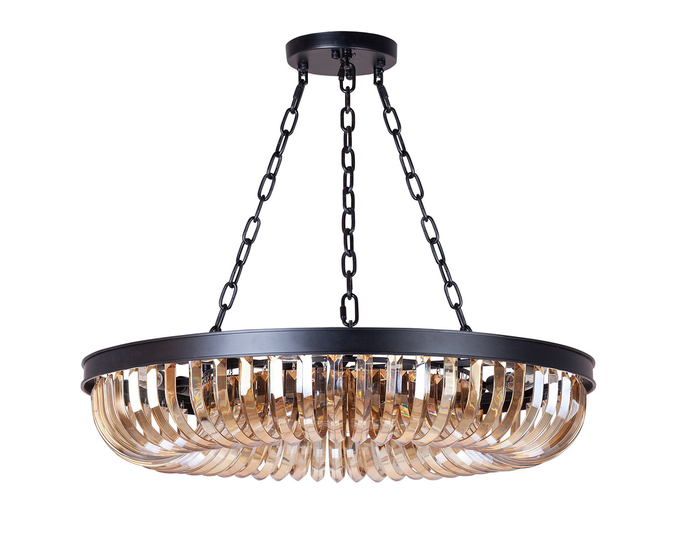 фото Люстра Terra Black Amber D80 в интерьере