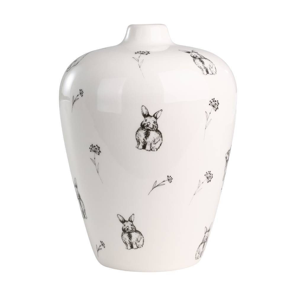 купить 427907 Ваза GOPENG ?140, H190 керамика, белый, черный в Москве купить 427907 Ваза GOPENG ?140, H190 керамика, белый, черный