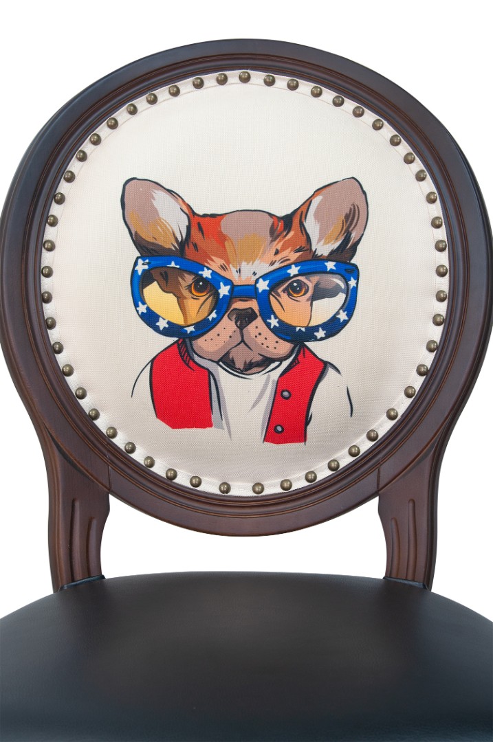 фото Стул Delo Kora Bulldog Print