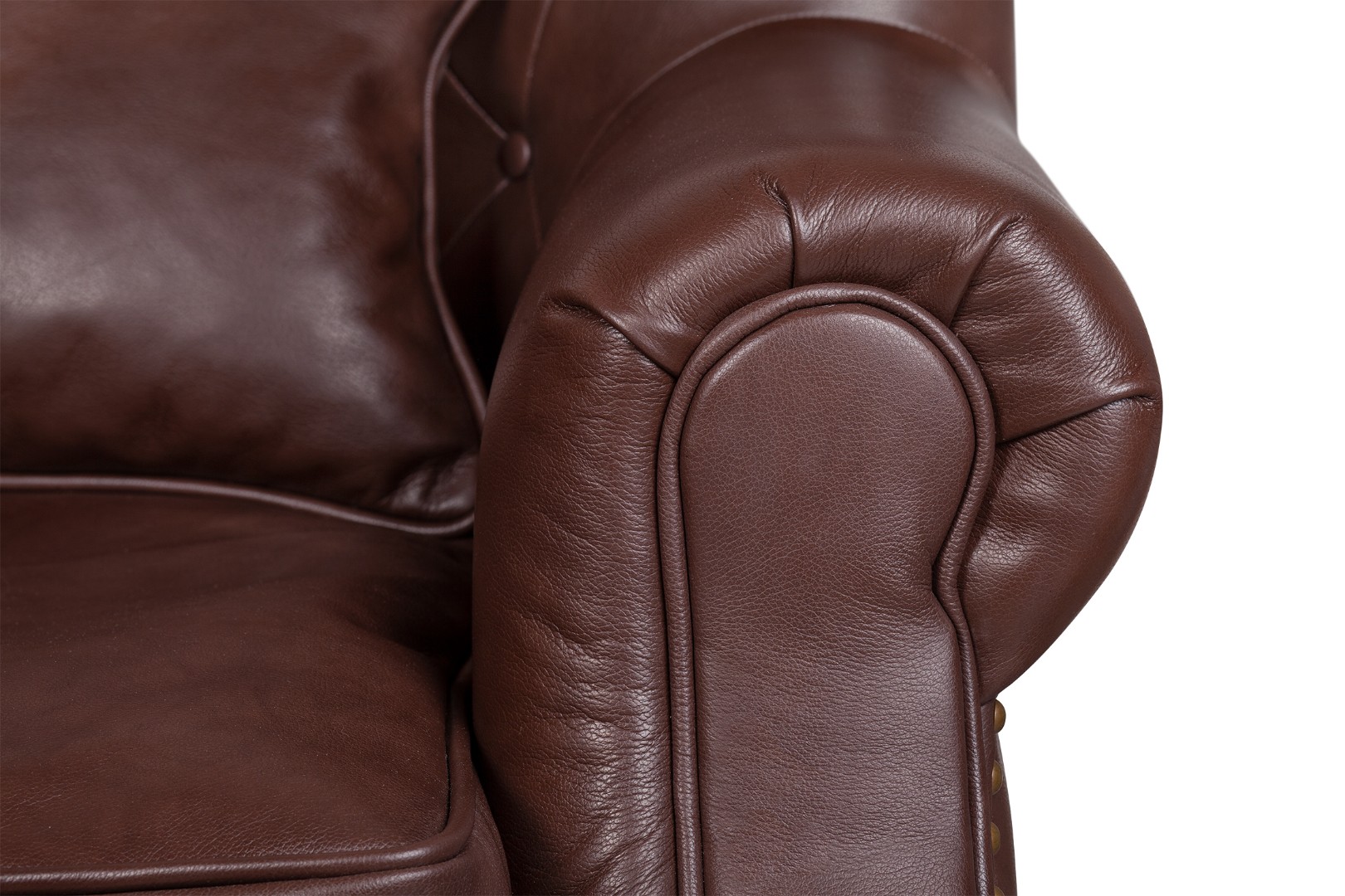 фото Кожаное кресло Tesco в интерьере