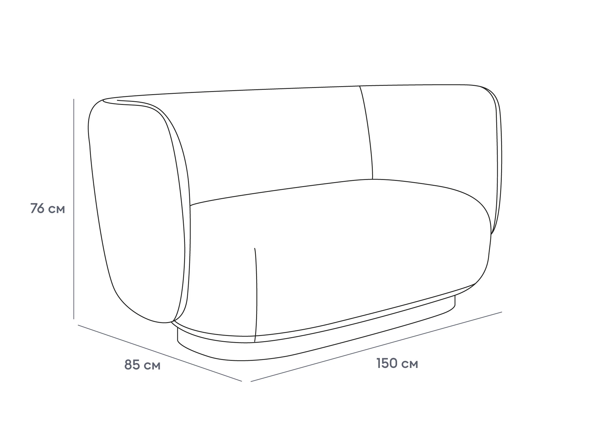 фото Диван Lucca 2-х местный в Москве фото Диван Lucca 2-х местный