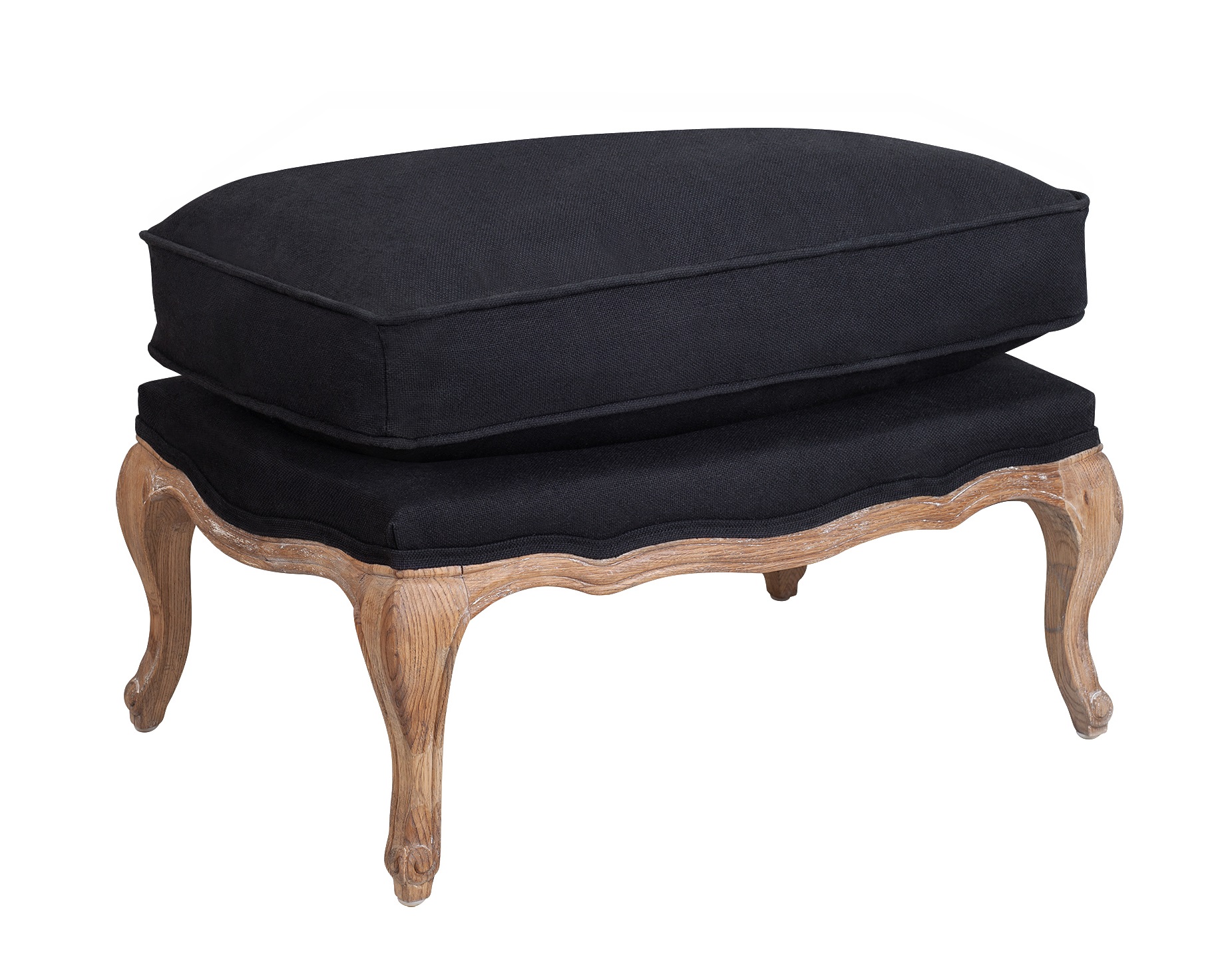 купить Дизайнерская банкетка Nitro Black Ottoman