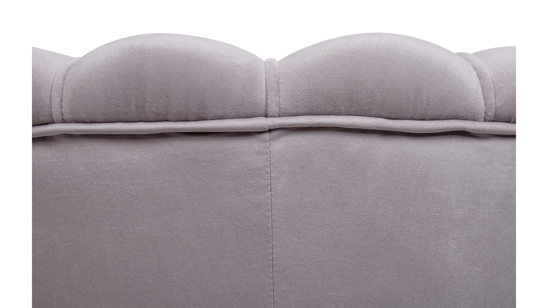 фото Низкое кресло ракушка Pearl Grey на черных ножках