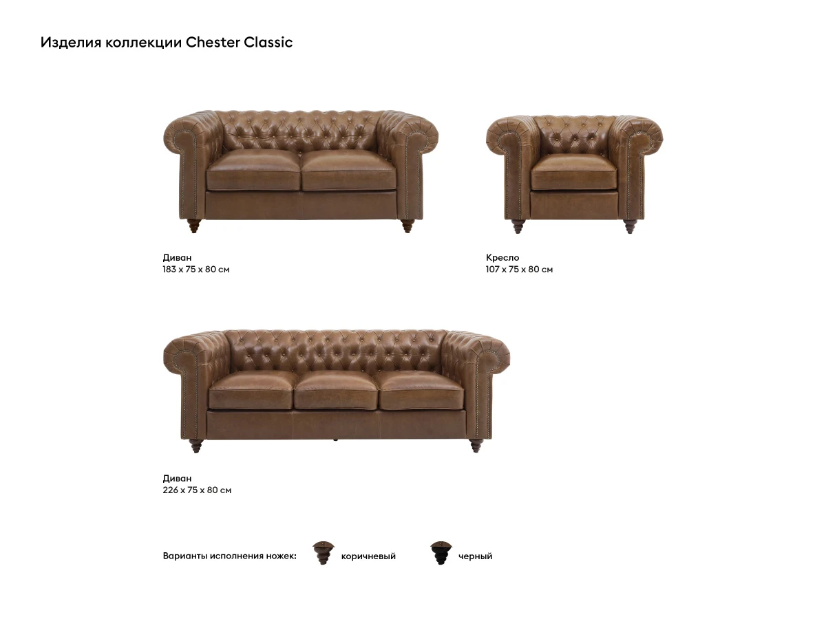 Диван Chester Classic в интернет-магазине в Москве Диван Chester Classic в интернет-магазине