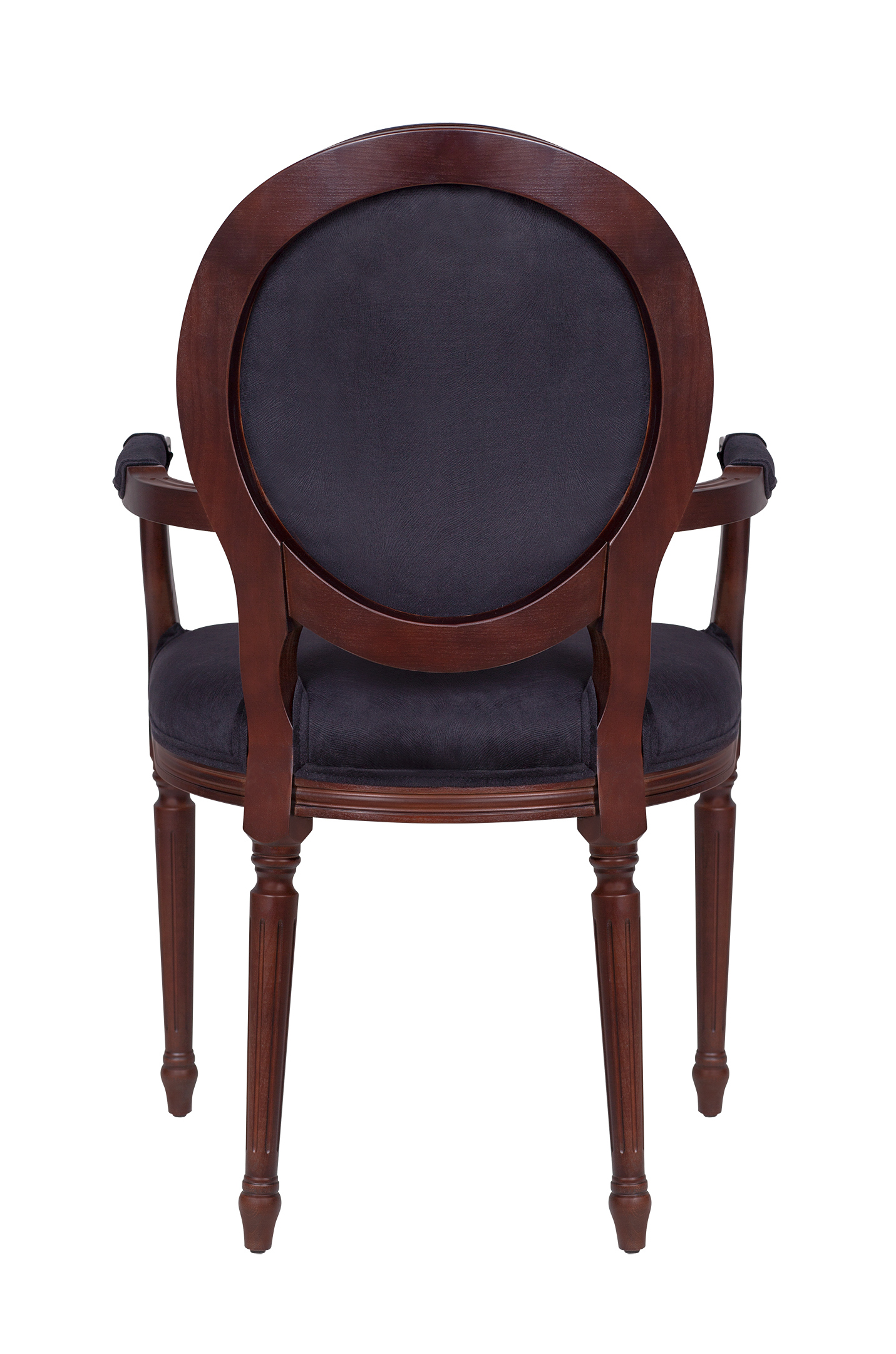 Мягкий стул с подлокотниками Delo Kora Arm Black в интернет-магазине