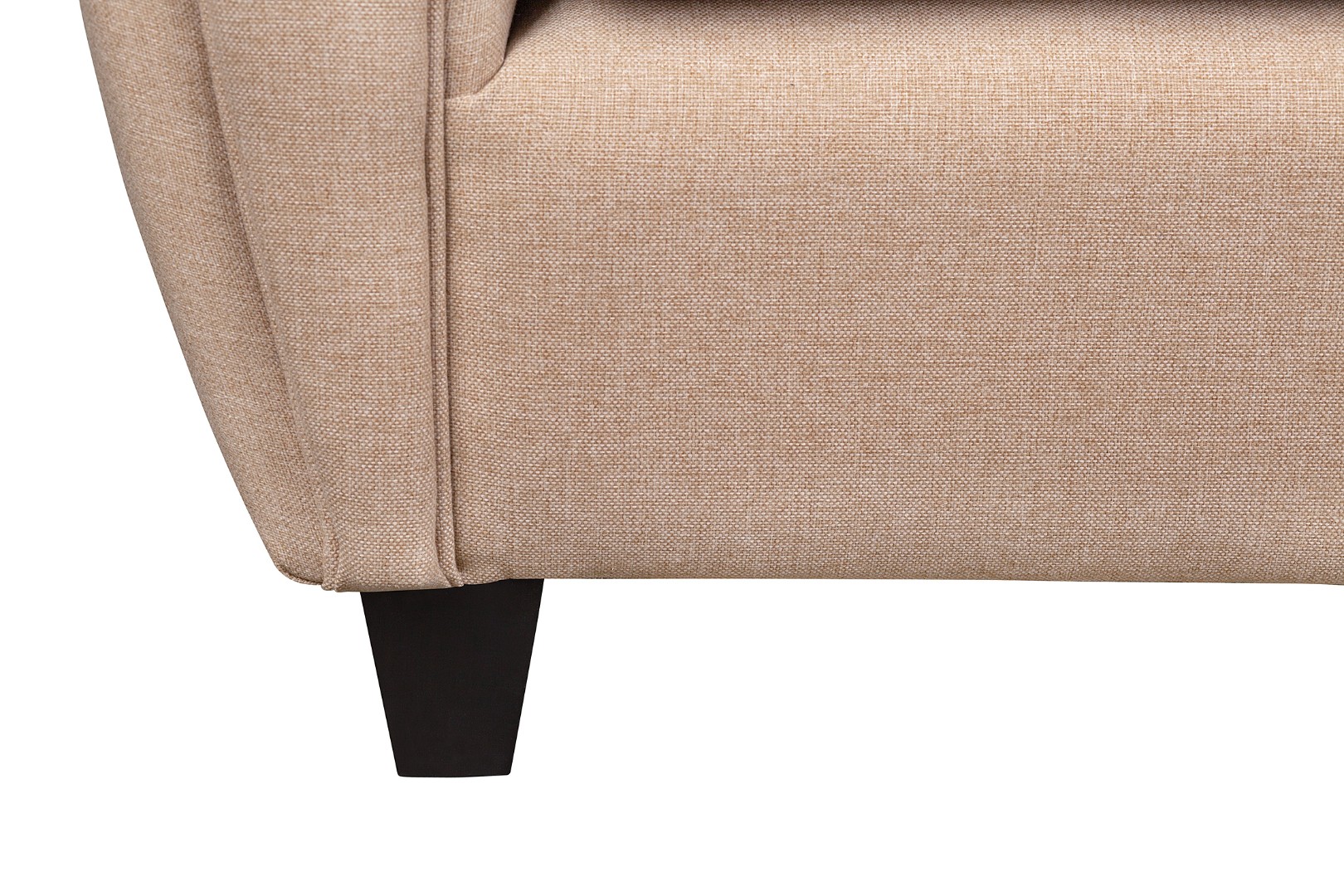 Кресло широкое Flog коричневое в интерьере