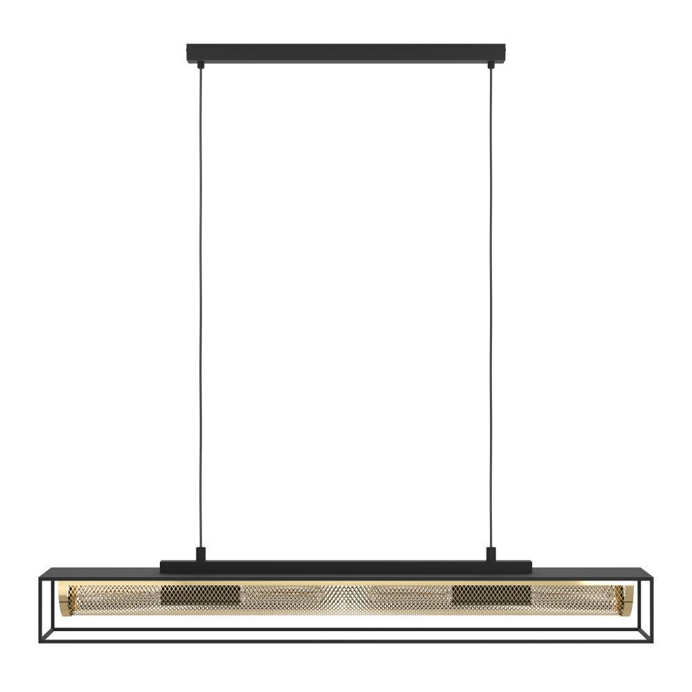 фото 43788 Люстра NOHALES, 4X40W (E27), L1120, B170, H1500, сталь, черный, латунь