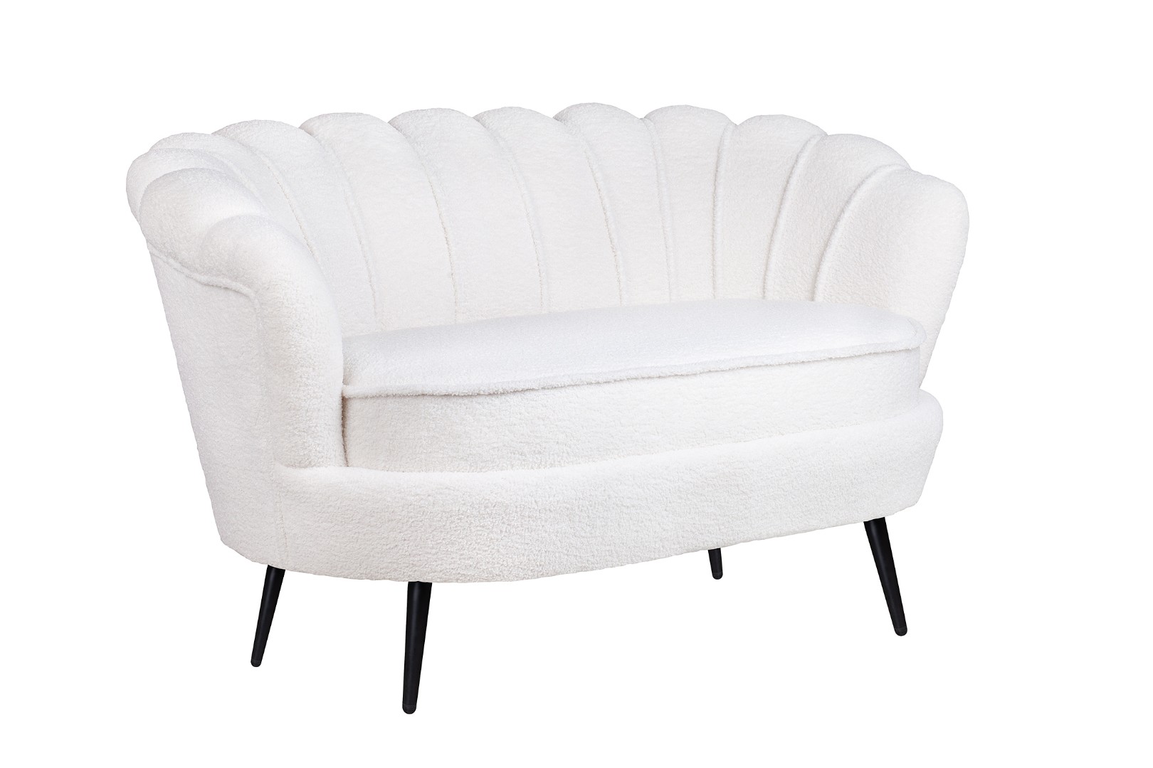 купить Двухместный диван Pearl Double Boucle на черных ножках в Москве купить Двухместный диван Pearl Double Boucle на черных ножках