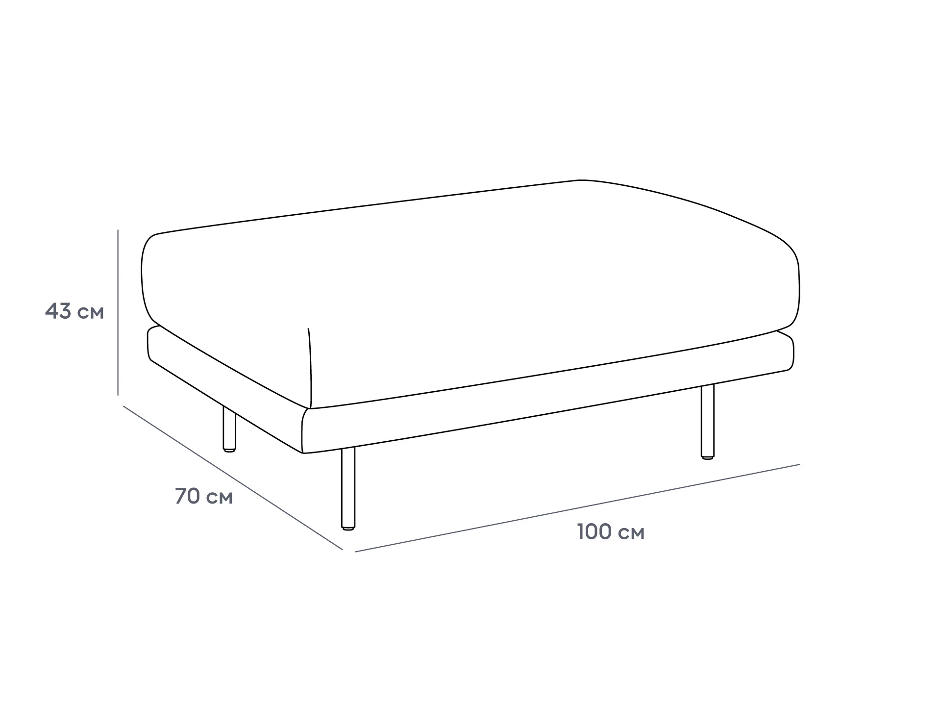 фото Пуф Ricadi в интерьере