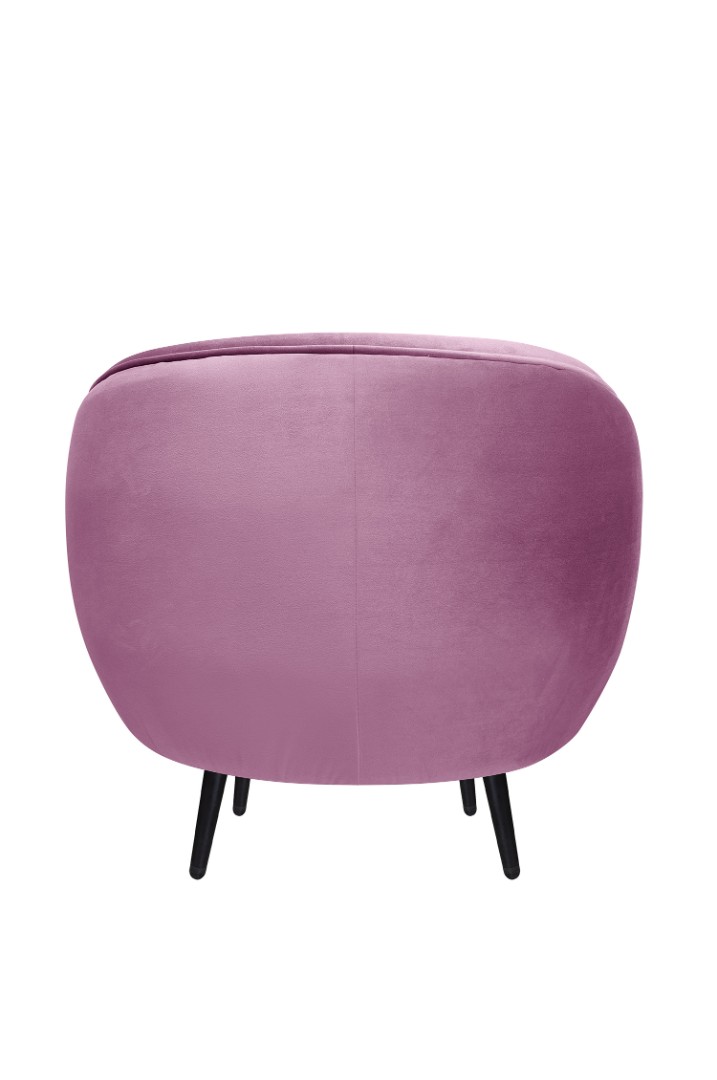 Мягкое кресло Small Benee Pink на черных ножках в интернет-магазине в Москве Мягкое кресло Small Benee Pink на черных ножках в интернет-магазине