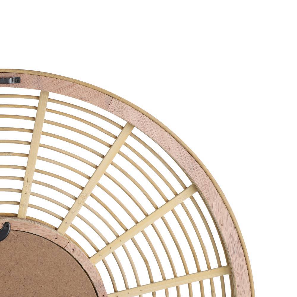 купить 425029 Зеркало декоративное MITSUKE, B25, ?550, дерево, зеркальное стекло, натуральный в Москве купить 425029 Зеркало декоративное MITSUKE, B25, ?550, дерево, зеркальное стекло, натуральный