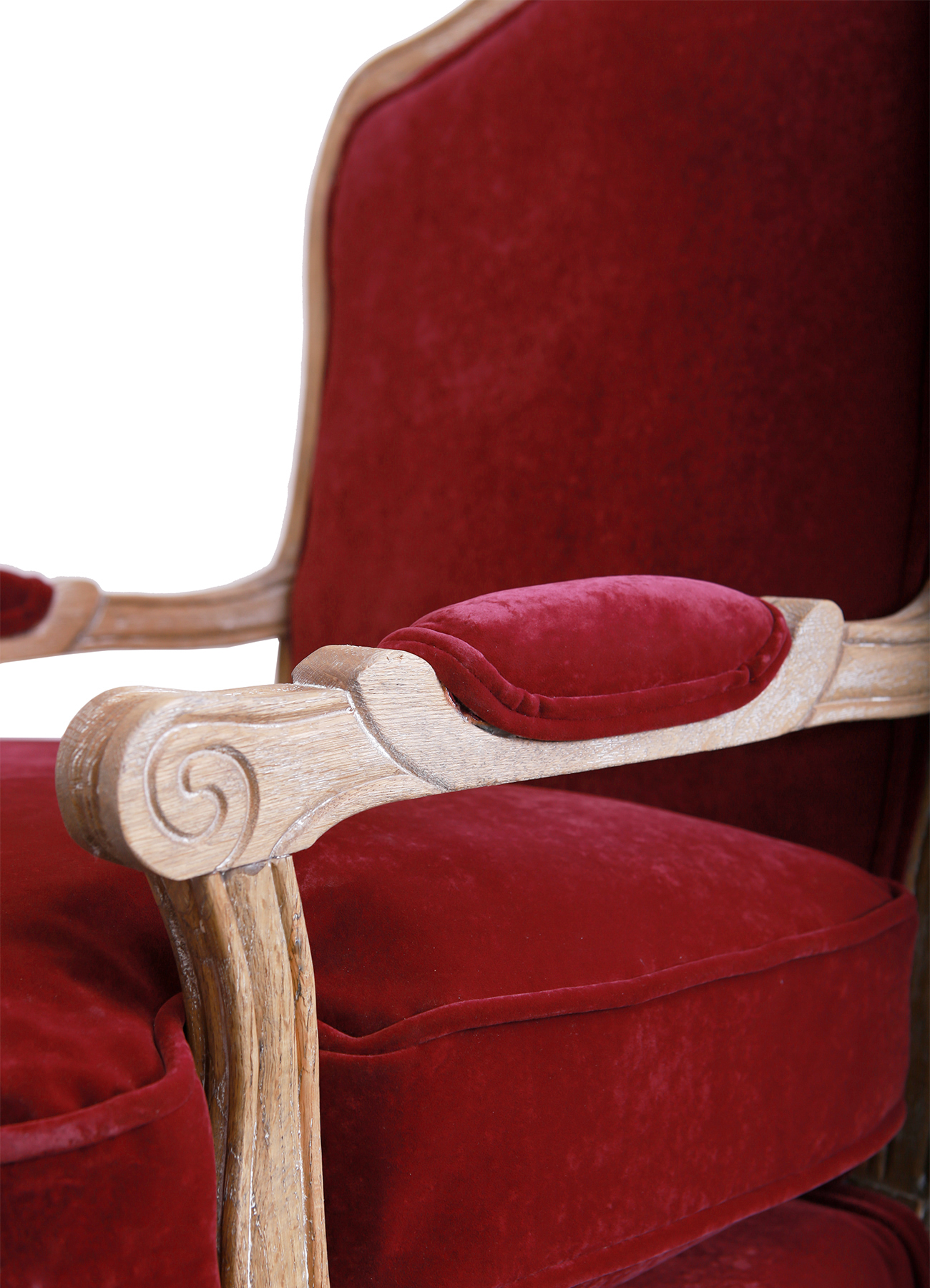 фото Полукресло модерн Nitro цвет бордовый