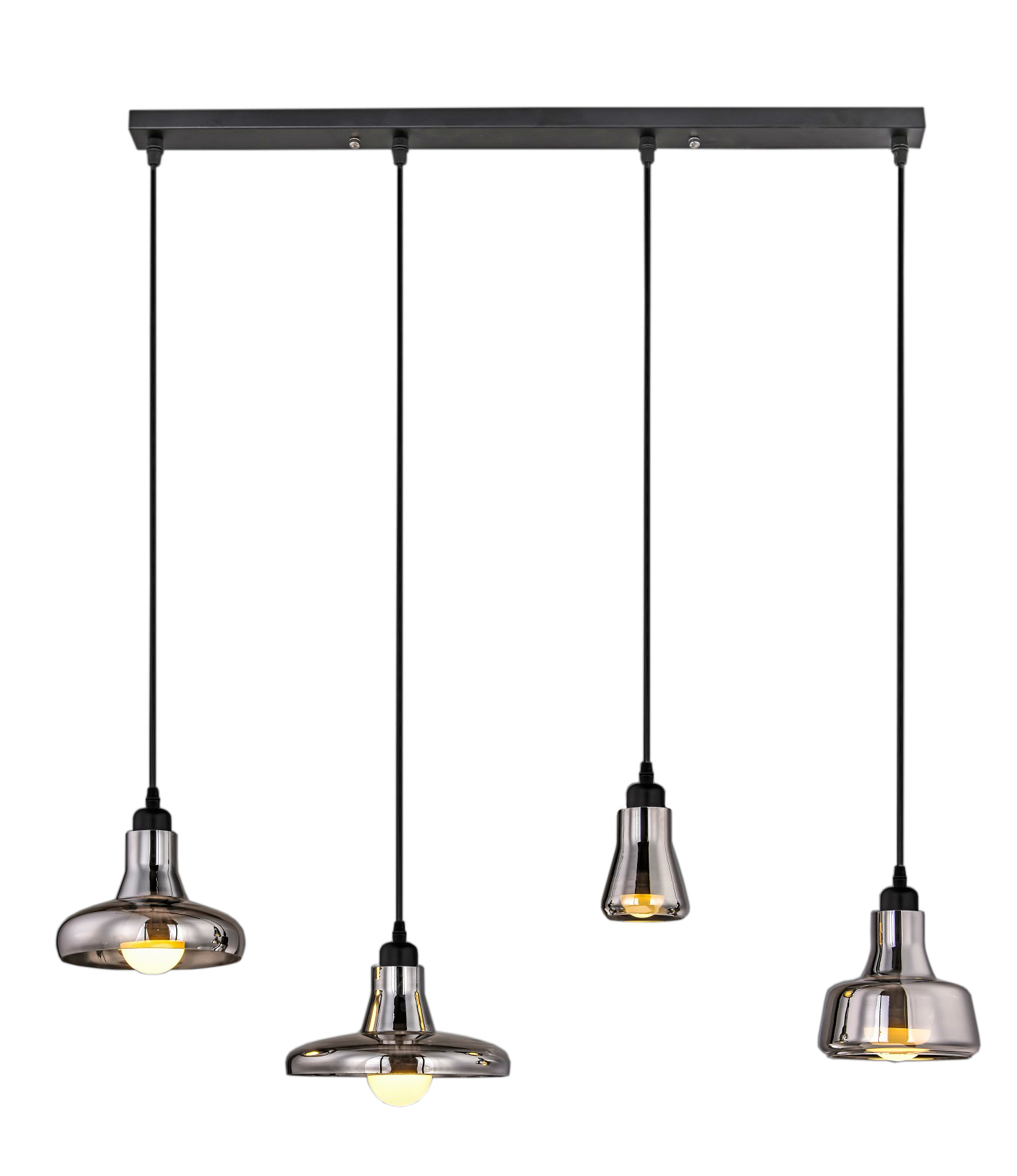 купить Люстра Boretto Smoke Glass Rectangle