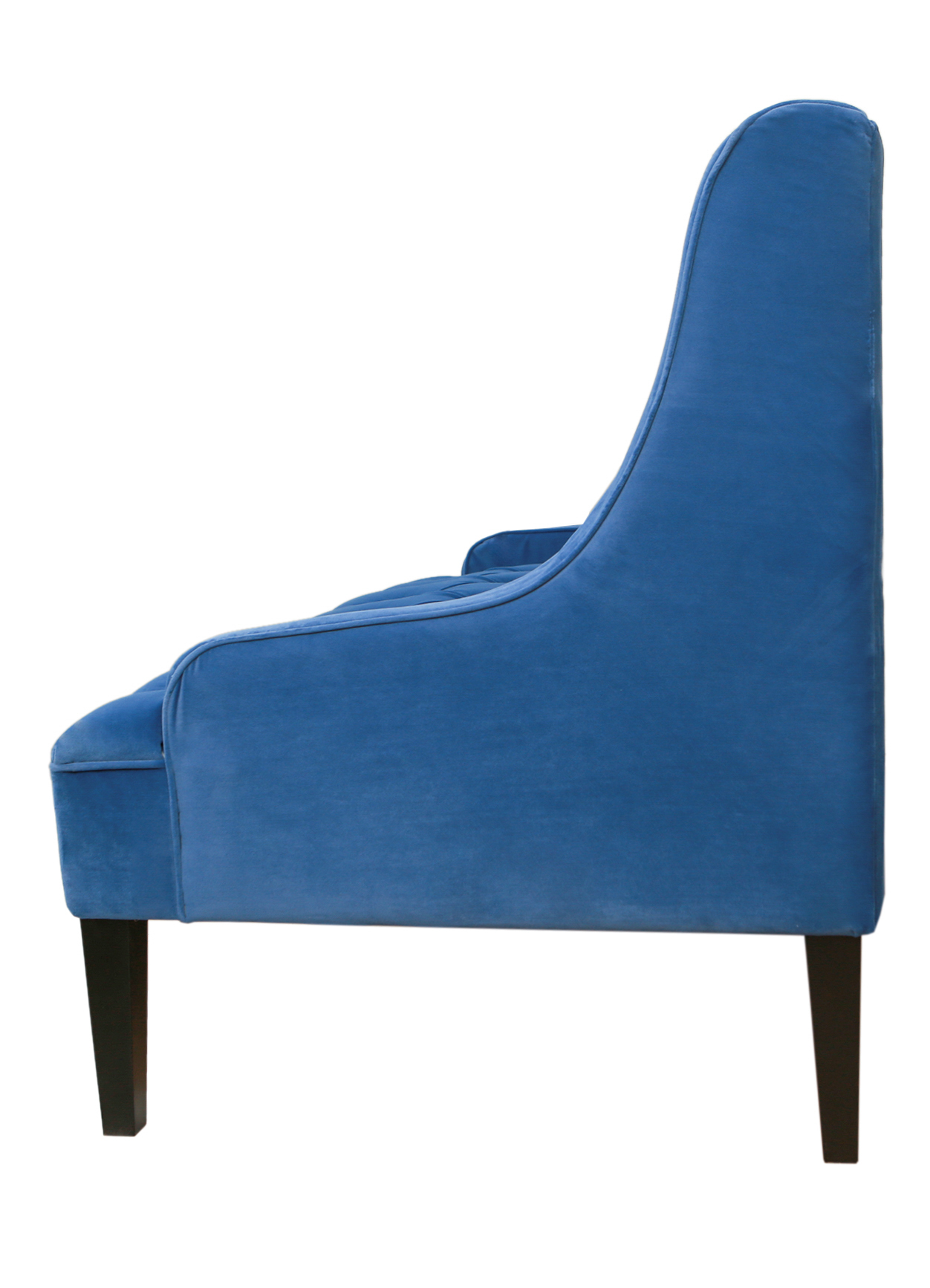 заказать Прямой двухместный американский диван Sommet синий