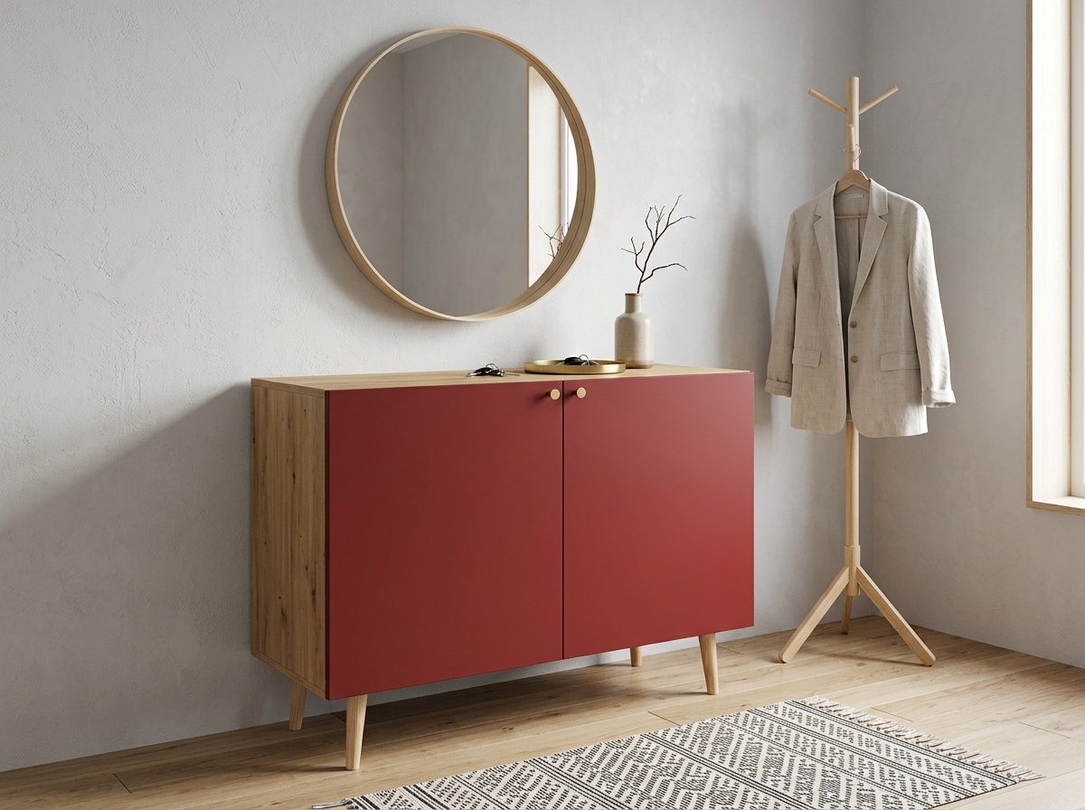 купить Комод с принтом 3 "Бербер (Berber)" две дверки арт BB04/Print_3031