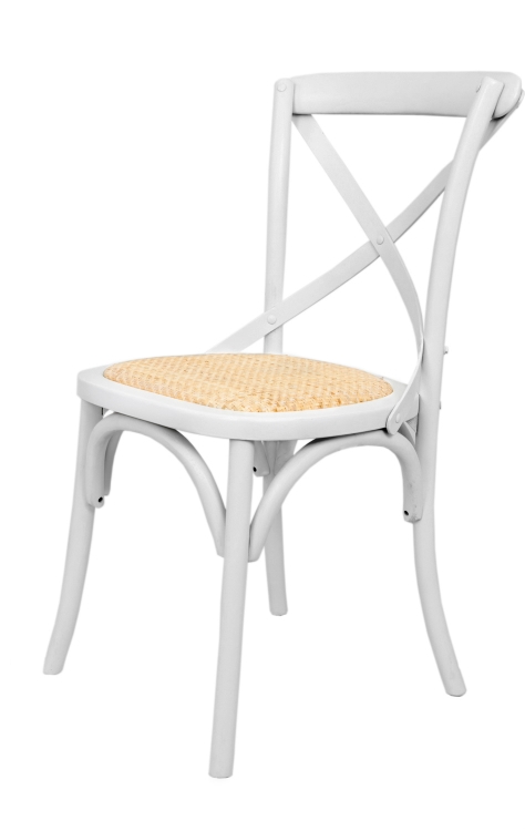 Стул ретро Cross Back White в интернет-магазине в Москве Стул ретро Cross Back White в интернет-магазине