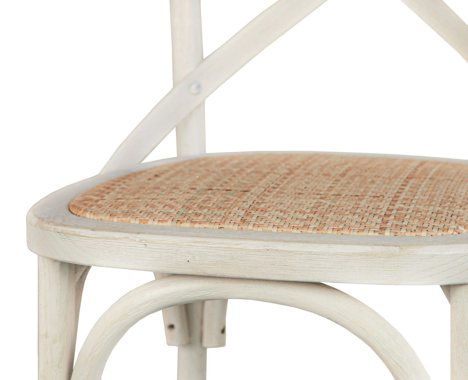 фото Стул ретро Cross Back White Brush в Москве фото Стул ретро Cross Back White Brush