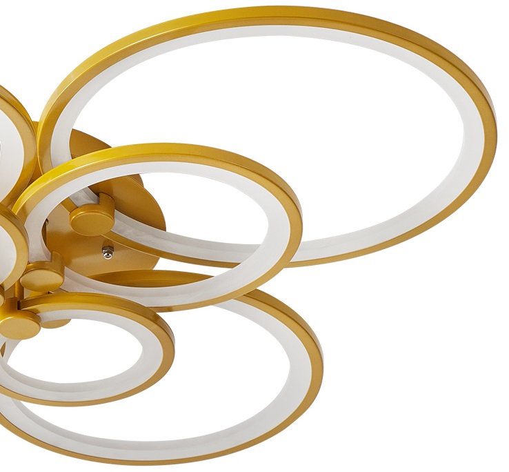 купить Люстра Oris 8 rings gold