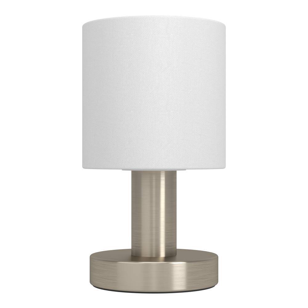 31841 Настольная лампа MONTETTO, 1X40W(E14), сталь, никель матовый, белый в интернет-магазине