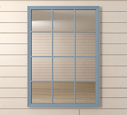 Зеркало "Florence" голубое арт 201-10BLETG