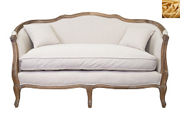 Диван ампир Darcy 2 цвет желтый