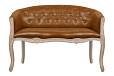 Двухместный дизайнерский диван Kandy Double Brown
