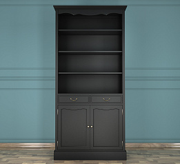 Книжный шкаф "Leontina Black"  арт ST9330BLK
