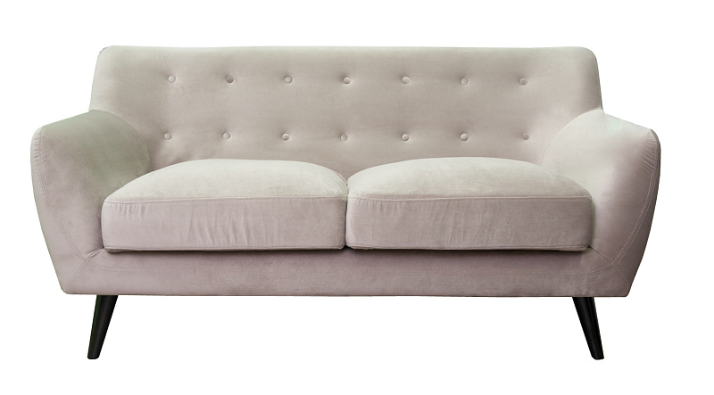 Прямой мягкий диван Albert 2 цвет бежевый