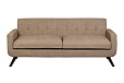 Диван скандинавский на ножках Uter коричневый