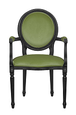 Мягкий стул с подлокотниками Delo Kora Arm Green