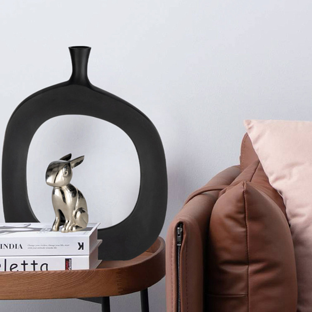 427309 Статуэтка Заяц VOHILAVA, L130, B85, H220, алюминий, цвет никель в Москве 427309 Статуэтка Заяц VOHILAVA, L130, B85, H220, алюминий, цвет никель