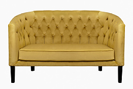 Дизайнерский двухместный диван Harry Gold