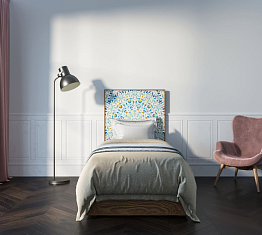 Кровать "Berber" 90х200 см принт 46 арт BB43/Print_46