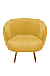 Мягкое кресло Benee Yellow №1