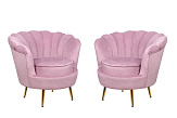 Комплект кресел ракушка Pearl Pink №1