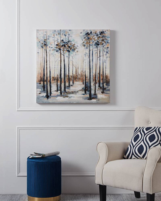 423048 Картина ALAMINOS, L800, B37, H800, холст, дерево, белый, синий в Москве 423048 Картина ALAMINOS, L800, B37, H800, холст, дерево, белый, синий