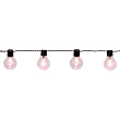 Уличные огоньки PARTAJ, LED 16X0,064W, IP44, L4500, B60, H95, пластик, черный/пластик, полупрозрачный №0