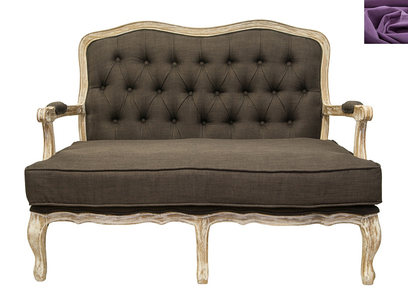 Прямой диван модерн Yareli Brown V2 фиолетовый в Москве Прямой диван модерн Yareli Brown V2 фиолетовый