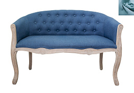 Диван французский стиль Kandy Double Blue голубой