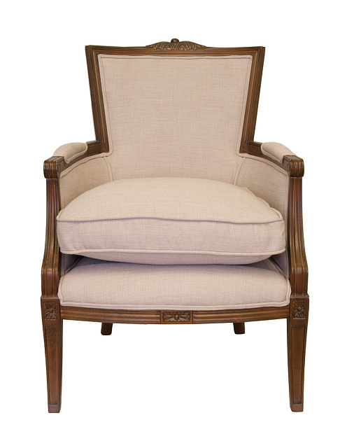 Мягкое полукресло с подлокотниками Tous Beige в Москве Мягкое полукресло с подлокотниками Tous Beige